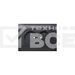 Розетка 2-м SKANDY 10А без заземл. без защ. шторок в сборе SK-R10Bl черный IEK SK-R20-10-K02-F, фото5