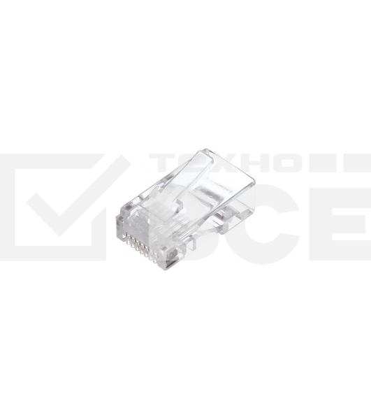 Коннектор VCOM RJ-45 (8P8C) для UTP кабеля 6кат. ( упаковка 20шт.)