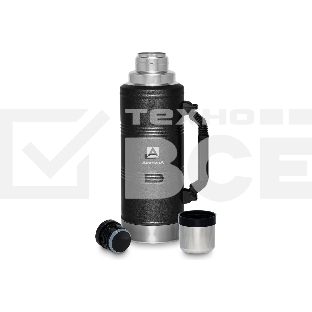 Термос Арктика 106-2200Р черный, узкое горло 2,2 л + ручка Узкое горло, 2,2 л, американский дизайн, ударопрочное, износостойкое покрытие 