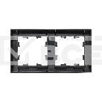 Рамка 2-местная Эпика EKF UP1-FPB-02 черная, пластик, фото6