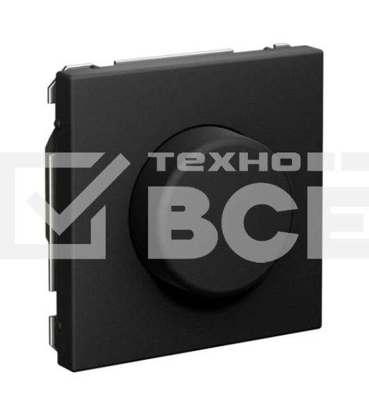 Светорегулятор поворотно-нажимной (диммер) ArtGallery LED RC 400Вт механизм карбон SE GAL001023