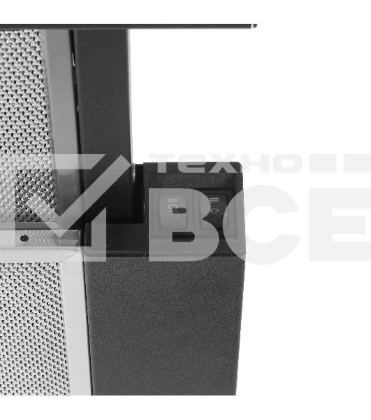 Вытяжка встраиваемая Korting KHP 6617 RN черный/бронзовый, 60 см, 650 куб. м/ч, 58 дБ