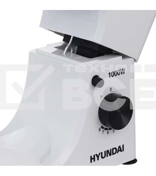 Миксер планетарный Hyundai HYM-S4451 1000 Вт, белый/черный