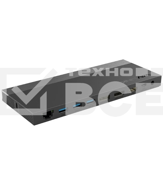 USB-концентратор Docking Station WAVLINK USB-C GEN2 4K Universal/100W PowerDelivery Include 20V/6.5A Power Adapter/4xUSB3.0/1xUSB C/2xDP 4K 60HZ/1xHDMI 4K 60HZ/1xGigabit LAN/1xAudio In/Out/1xSD/Micro SD CardReader