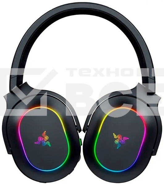 Гарнитура Razer Barracuda X Chroma чёрный, беспроводная, радиоканал, до 70 ч, съёмный микрофон, подсветка