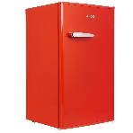 Холодильник Ascoli ADFRR90 красный однокамерный 85/15л морозилка сверху, фото 1
