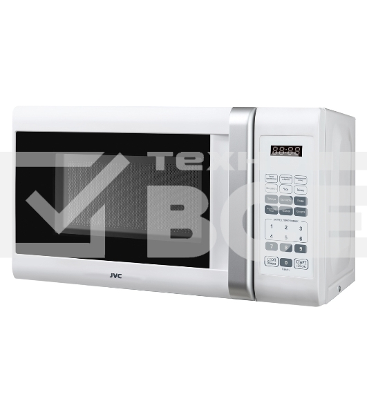 Микроволновая печь JVC JK-MW400S белый, 23 л, 800 Вт, переключатели - сенсор