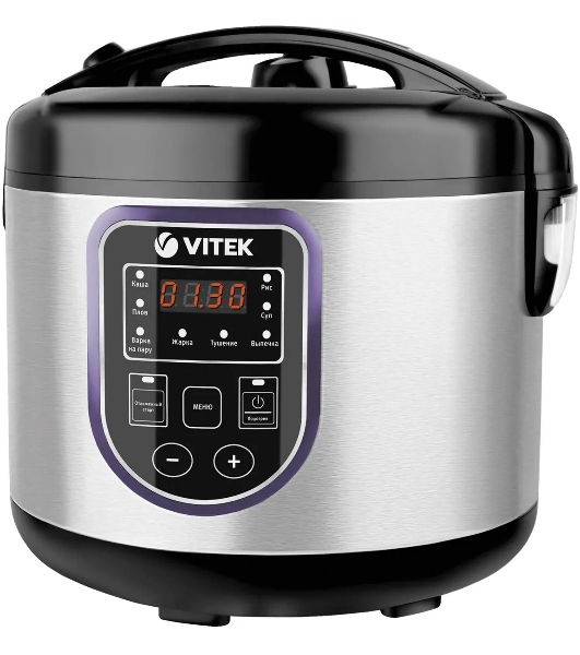 Мультиварка Vitek Prive VT-4202 5л 900Вт серебристый/черный