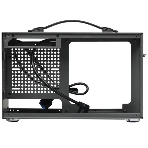 Компьютерный корпус без блока питания PCCooler I100 PRO MESH GY, Mesh Compact, серый, SPCC, no fans ITX 60/300/SFX PSU support; 1x2.5', 1x3.5', 2xPCI 1xUSB-C 3.1 308x128x190mm, фото4