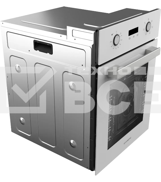 Духовой шкаф электрический Hyundai HEO 45411 WG белый стекло