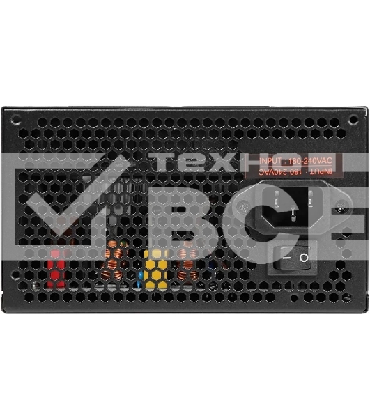 Блок питания Digma DPSU-750W-WH RTL, 750Вт, 80 PLUS, 120мм, черный