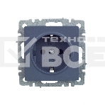 Розетка 1-местная IEK BRITE 16А РС14-1-0-БрМ с заземлением, с защитными шторками, 16А, маренго, фото4