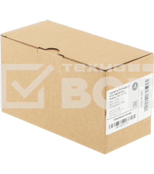 Сканер штрих-кода ручной Атол SB2108 Plus (rev.2) (57984) 2D имидж, 350 скан/сек, USB, серый