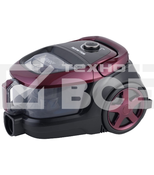 Пылесос WILLMARK VC-2630CYM (циклон,конт.2,5л,рег.скор,эрг.рукоят,метал.тел.труб,ТУРБО щетка,2000Вт)