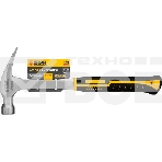 Молоток-гвоздодер Denzel 10423 450 г, цельнометаллический, двухкомпонентная рукоятка, фото7