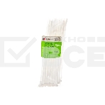 Нейлоновые стяжки Fortisflex КСС 3х200 мм белый 100 штук, фото5