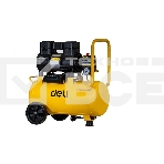 Компрессор воздушный безмаслянный Deli DL-WKY25-E1 (мощность 1,2кВт, 25л, 80л/мин, 7атм, 2800об/мин), фото2