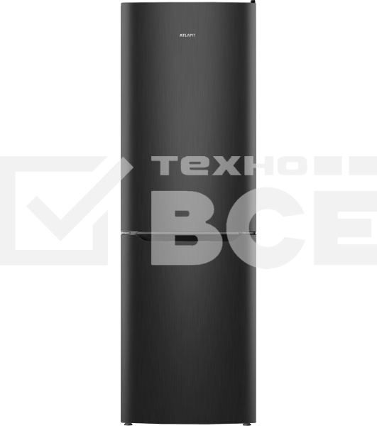 Холодильник Atlant XM 6623-159 черный металлик двухкамерный 182/159л морозилка снизу