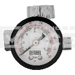 Регулятор давления с манометром Denzel для краскораспылителя K1500, 12 бар, 1/4