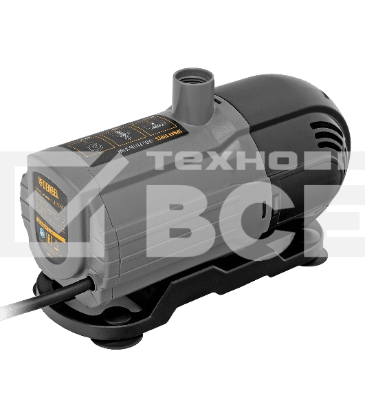 Насос фонтанный Denzel FNP31-24 31 Вт, подъем 2,4 м, 1500 л/ч, колокольчик/2 каскада/гейзер