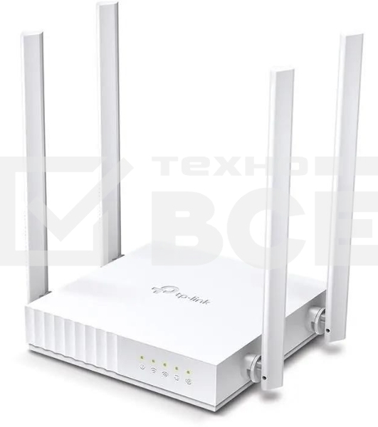Роутер беспроводной TP-Link Archer C24 AC750 10/100BASE-TX белый