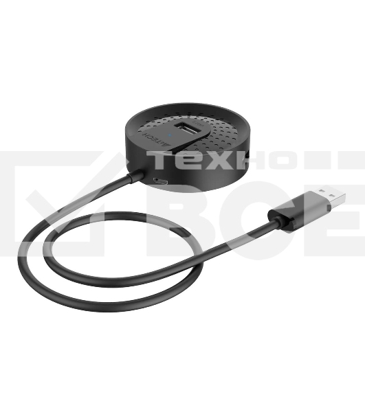 Разветвитель USB 2.0 A4Tech HUB-20 4порт. черный