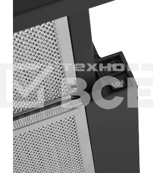 Вытяжка встраиваемая Maunfeld VS Light 50 черный, 50 см, 520 куб. м/ч, 56 дБ