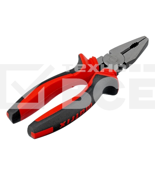 Плоскогубцы комбинированные Matrix 17091 180 мм, хром-ванадий, двухкомпонентные рукоятки