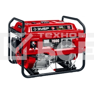Электрогенератор бензиновый Зубр СБ-7000Е-3, 7 кВт, 73 дБ, 81 кг