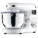 Планетарный миксер BQ MX640 White. Максимальная мощность 1600 Вт / Чаша из нержавеющей стали 6 л / Функция ферментации/ Подогрев чаши до 40'C / Электронное управление / Металлические насадки в комплекте / Металлические шестерни / Двойная защита: от перегр, фото9