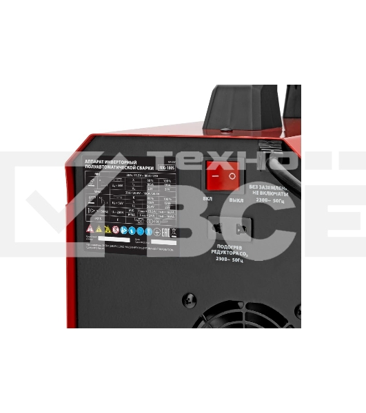 Аппарат инвертор. полуавтомат. cварки MIG-180S, 180A, ПВ 60%, катушка 5 кг MTX