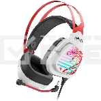 Наушники с микрофоном A4Tech Bloody G560 белый/красный 2м мониторные оголовье (G560 NARAKA), фото2