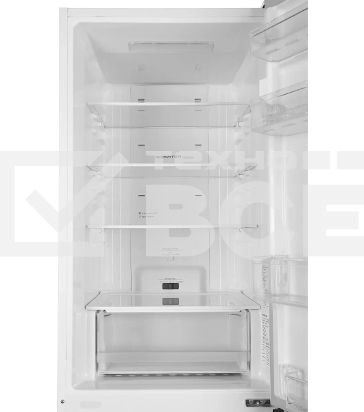 Холодильник Hitachi R-B410PUC6 PWH белый двухкамерный 215/105л морозилка снизу, No Frost