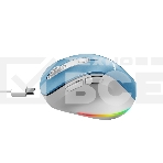 Мышь беспроводная Genius Ergo 9000S Pro светло-голубой, 2400 dpi, радиоканал, Bluetooth, USB, кнопки - 6, фото4