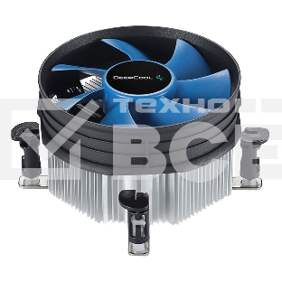 Кулер для процессора DEEPCOOL THETA 21 PWM черный/синий, 92 мм, алюминий, 2400 об/мин, 33.4 дБ, 4 pin, 95 Вт, 60.5 мм