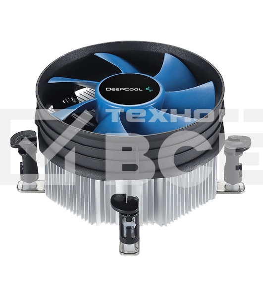 Кулер для процессора DEEPCOOL THETA 21 PWM черный/синий, 92 мм, алюминий, 2400 об/мин, 33.4 дБ, 4 pin, 95 Вт, 60.5 мм