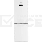 Холодильник Beko B3R1CNK363HW (R) белый двухкамерный 220/100л морозилка снизу, No Frost, фото 1