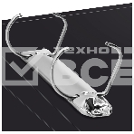 Папка на 2-х кольцах Silwerhof Perlen 271957-77 A4 1мм кор.38мм внутр. с вставкой серебристый металлик, фото3