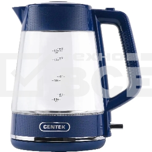 Чайник Centek CT-1014 2200 Вт, 1.7 л, синий
