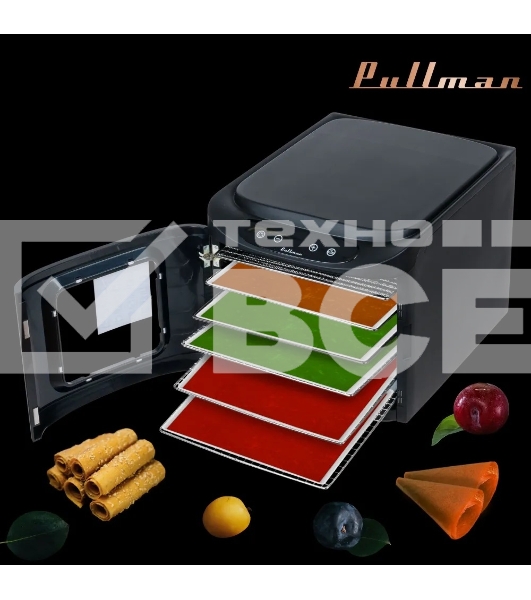 Поддон для пастилы Pullman PL-30203-3 белый 3шт универсальный квадратный р-р 290х290х5,4мм