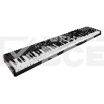Клавиатура MIDI [231542] Arturia [KeyLab Essential 88 mk3 Black] 88 клавиш, LCD дисплей, 9 энкодеров, 8 пэдов, 9 фейдеров, 12 кнопок управления, колеса высоты тона и модуляции, 1/4