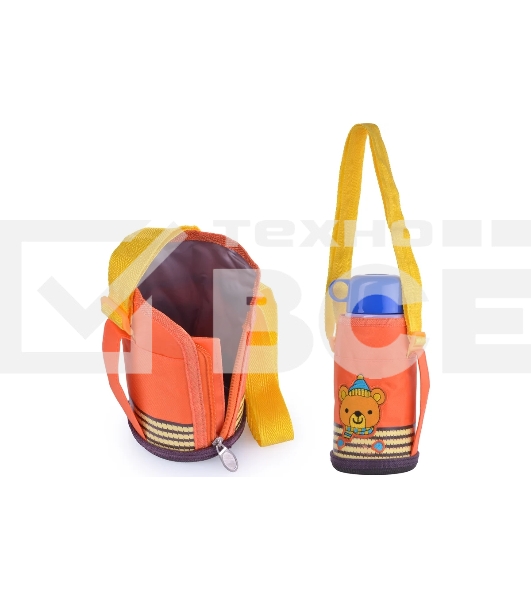 Термос детский MAYER&BOCH 28048 голубой/ синий/ оранжевый