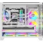 Компьютерный корпус AeroCool/Formula Crystal Z9ML Floe белый без БП mATX 4x120мм 2xUSB 3.0 1xUSB3.1 audio bott PSU, фото4