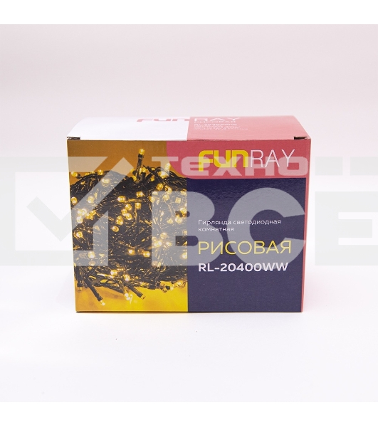 Гирлянда FUNRAY рисовая RL-20400WW