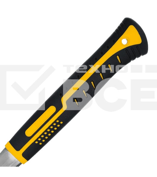 Молоток-гвоздодер Denzel 560 г, цельнометаллический, двухкомпонентная рукоятка