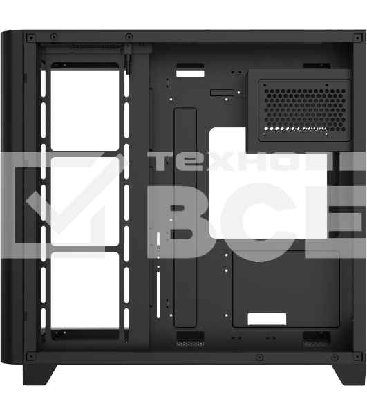 Компьютерный корпус AeroCool/Formula Crystal U2 черный без БП ATX 1xUSB 2.0 1xUSB 3.0 1xUSB3.1 audio bott PSU