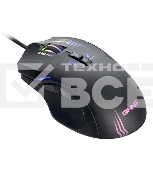 Мышь проводная GMNG 930GM черный, 12800 dpi, USB, кнопки - 7