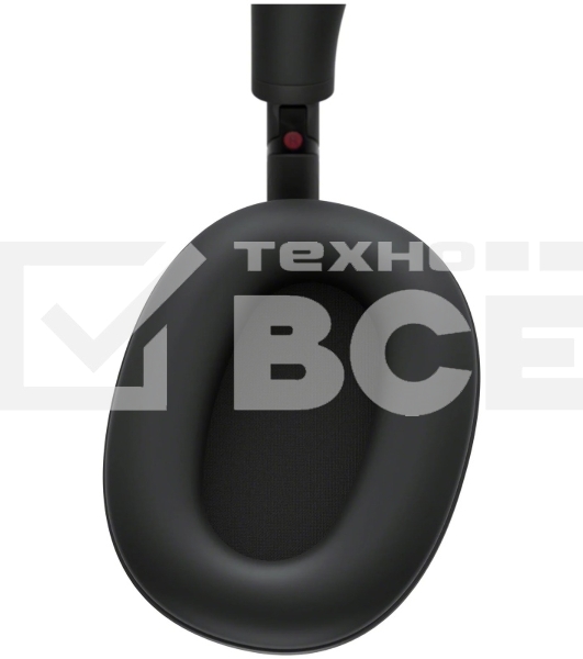 Беспроводные/проводные наушники Sony WH-1000XM6 черный, полноразмерные, Bluetooth + проводной, адаптивное активное шумоподавление, до 40 ч