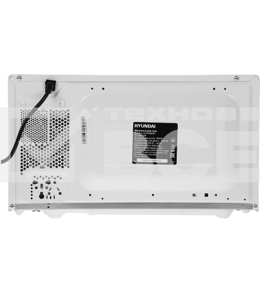 Микроволновая печь Hyundai HYM-M2051 белый, 20 л, 700 Вт, переключатели - поворотный механизм