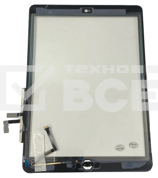 Сенсорное стекло (тачскрин) для iPad Air (A1474, A1475, A1476), черное OEM